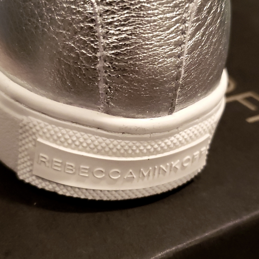 Rebecca Minkoff NEW Sneakers Stud Platform Designer Flats Shoe Leather🎉HP - Picture 8 of 12